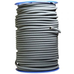 Sandow élastique professionnel Diamètre 9 mm 50 mètres linéaires Couleur Gris Fixation Baches Tecplast