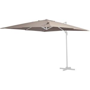 Habitat et Jardin Toile pour parasol jardin déporté "Sun 4" - 3 x 4 m - Taupe