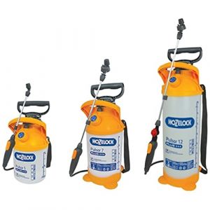 Hozelock Pulvérisateur à Pression Pulsar 5 Plus 3,5 L : Idéal pour Jardin Petite Taille, Réunit Praticité, Sécurité et Confort, Poignée de Portage Dissociée, Doseur, lance Aluminium 30cm [4310 1240]