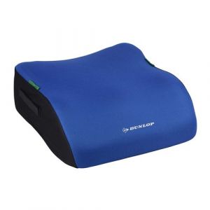 Dunlop Siège Enfant BUBU Bleu - Réhausseur Auto Sécurisé & Confortable, Design Bleu Élégant & Ergonomique