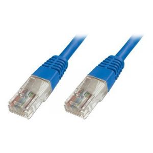 Image de Digitus Cordon de raccordement RJ-45 Ecoline 5 m UTP CAT 5e gainé bleu