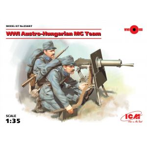 ICM Figurines WWI Equipe Austro-Hongroise MG (2 chiffres) (100% de nou