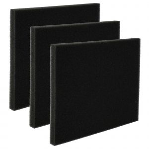 Vhbw 3x filtre compatible avec Philips Performer Expert, PowerPro Ultimate, FC9932, FC9929 aspirateur - Filtre en mousse noir