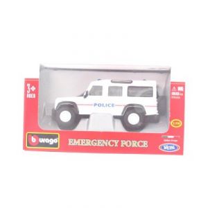 Bburago Modèle réduit 4x4 Police Emergency Force Echelle 1/50