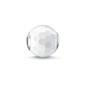 Image de Thomas Sabo Femmes-Bead Karma Beads Argent Sterling 925 Agate facettée blanche K0126-130-14