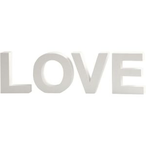 Creotime Lettres en carton blanc - Love - 17,5 x 4,5 cm