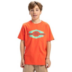 Quiksilver Ev Locked Up - T-shirt à manches courtes pour Garçon 8-16 Orange - Taille 16