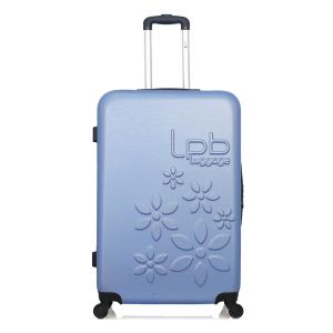 Image de Valise Long Séjour 4 roues Eleonor 75 cm bleu