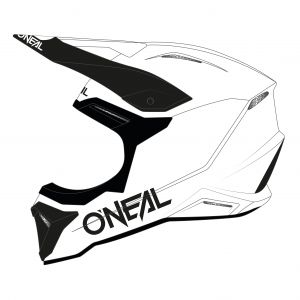 O'neal Casque cross 1SRS Solid V.24 noir mat- L