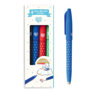 Djeco 4 Stylos effaçables classique