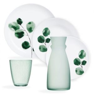 Luminarc Service de table 25 pièces, avec gobelets et carafe