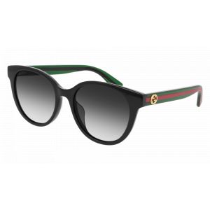 Gucci Femme GG0702SKN 004 Lunettes de soleil Acétate Noir Gris Cat Eye Ombré