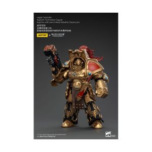 Joy Toy Warhammer The Horus Heresy figurine 1/18 Legio Custodes Aquilon Terminator Squad Aquilon with twin-linked Adrathic Destructor 14 Figurine