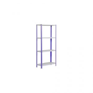 Simon Rack Etag&egrave;re 4 niv. 400 Kg L. 1000 x Ht. 1600 x P. 300 mm KIT HOMECLASSIC COLOR PLUS 4/300 VIOLET/BLANC - V02100204161034 - Simonhome