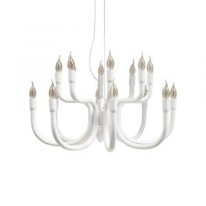 Karman Suspension Snoob / 8 bras - Ø 73 cm blanc en métal
