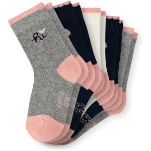Image de Schiesser 5 Pack Hi Chaussettes, Assortiment 1_183286, 31-34 Fille