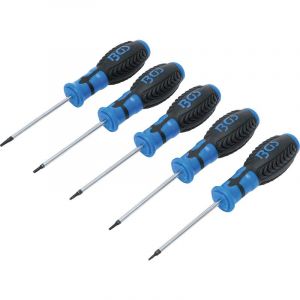 BGS Technic BGS 6826 | Jeu de tournevis | Profil T (pour Torx) avec perçage | T6 - T10 | 5 pièces