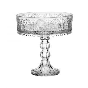 Table passion Coupe sur pied 19x20.5 cm transparent en verre