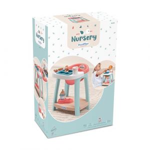 Ecoiffier Chaise haute - Pour poupon de 32 cm - 6 accessoires - Dès 18 mois