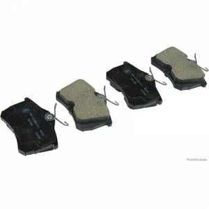 Herthundbuss Jeu de 4 plaquettes de frein &agrave; disque J3614015