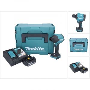 Makita DAS180RF1J Souffleur &agrave; poussi&egrave;re sans fil 18V Brushless + 1x Batterie 3,0Ah + Chargeur + Coffret Makpac