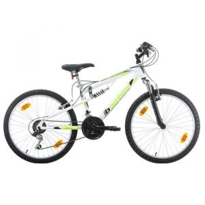 Multibrand Distribution Probike Speed 24 Pouces VTT Tout Suspendu 18 Vitesses, vélo Garçon, vélo Fille Adapté de 130-155 cm
