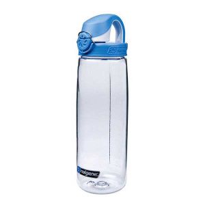 Image de Nalgene Bouteilles Otf Bottle 700ml - Transparent / Loop-Top Blue - Taille One Size