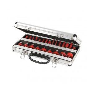 Image de Silverline 656577 - Coffret de 24 fraises à défoncer carbure de tungstène 1/4"