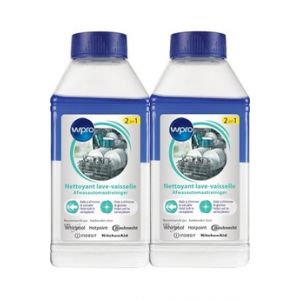 Image de Wpro Détartrant / désodorisant LOT DE 2 NETTOYANTS LAVE-VAISSELLE