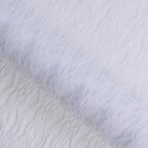 C min de table en dentelle blanc 5 m Taille Unique