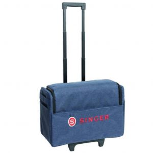 Singer Sac ? roulettes Bleu fonc?