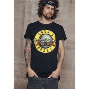 Urban classics MERCHCODE T-Shirt Guns N' Roses avec Logo pour Homme, Noir, 4XL EU