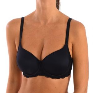 Selene Soutien-gorge avec anneaux et garnissage - Noir - 110C