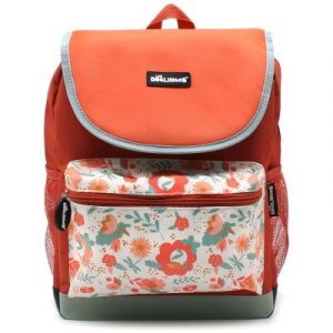 Les Déglingos LES Rolltop Biche, Sac à Dos à Rabat Mixte Enfant, Terracotta, 29/16/39 cm