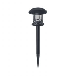 Ledvance SMART+ extérieur Bluetooth piquet solaire Path, avec blanc réglable (3000K-6500K) + lumière de couleur, utilisable sans alimentation, jusqu'à huit heures d'autonomie, protection IP44, noir