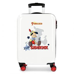 Pinocchio Valise de Cabine Multicolore 38 x 55 x 20 cm Rigide ABS Fermeture &agrave; Combinaison lat&eacute;rale 34 l 2 kg 4 Roues Doubles