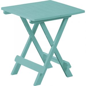 Image de Progarden Table pliante adige Turquoise 44x44xh 50 cm