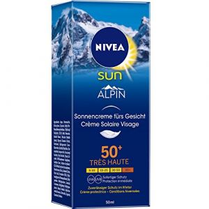 Image de Nivea Sun Alpin Crème solaire visage 50+