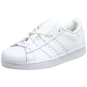 Image de Adidas Superstar, Sneakers Basses Mixte Enfant, Blanc Footwear White, 32 EU