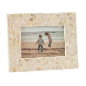 Prix Cadre Photo en Bois Déco Nuye 10x15cm Ivoire