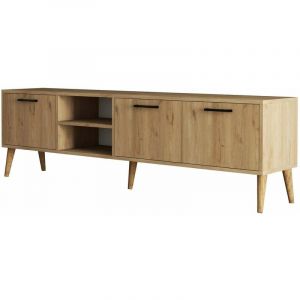 Meuble TV Exxen chêne - 180x53x35 cm