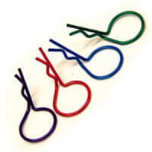 Fastrax Metalic Rouge Large Clips