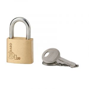 THIRARD Lot de 2 cadenas type 1 20mm a acier 4cl
