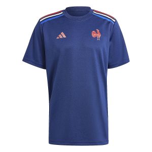 Adidas T-shirt Supporter Domicile Équipe de France de Rugby
