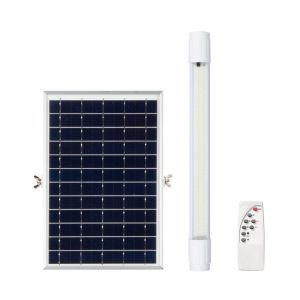 Tube led solaire 50CM 50W 800lumens avec télécommande/panneau solaire 34cm 17.4cm énergie solaire photovoltaïque - Jandei