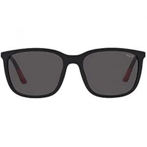 Ralph Lauren Polo Homme Polo PH4185U 537587 Lunettes de soleil Plastique Noir-opaque Gris Carr&eacute;