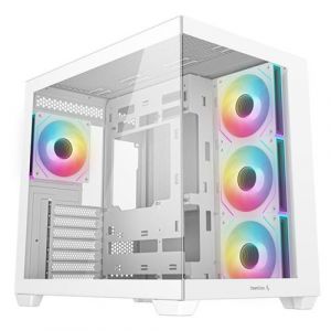 Deep cool CG530 4F WH Midi Tower Blanc
