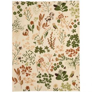 Declikdeco Torchon recycl&eacute; Darian Blanc 50 x 70