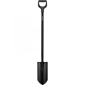 Fiskars Ergonomic Pro Pelle de drainage, noire 1066709
