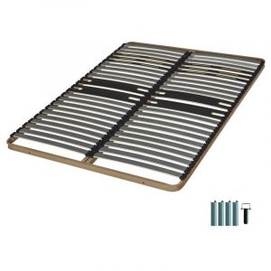 Ebac Sommier + pieds 140x200 2x23 lattes C322 Literie